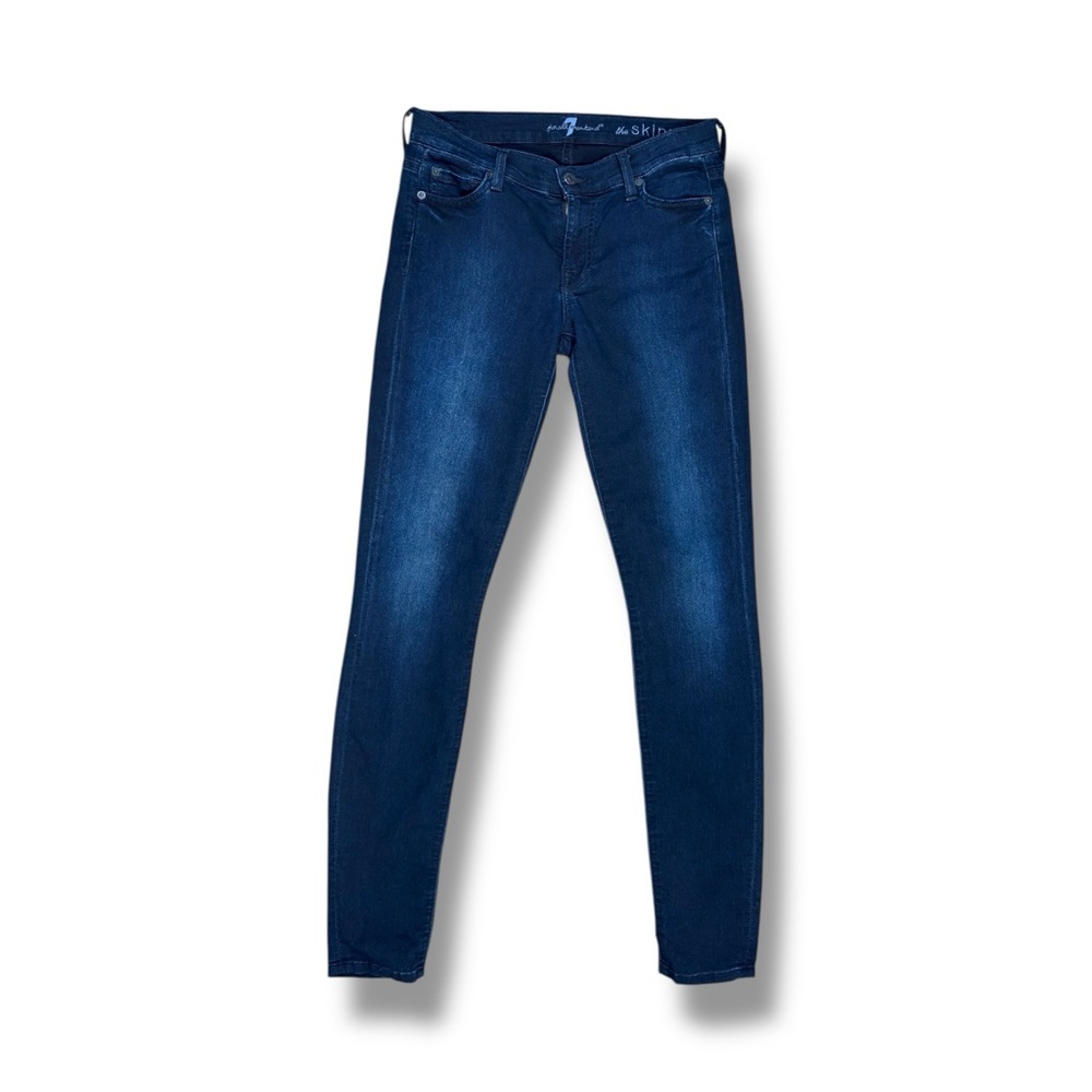 7 For All Mankind Women's Skinny Jeans - Deep Indigo